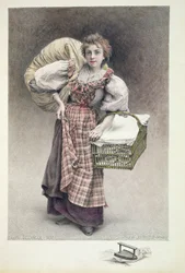 Young Washerwoman, from 